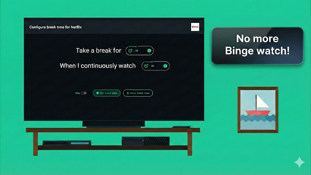 tvusage watch break reminder